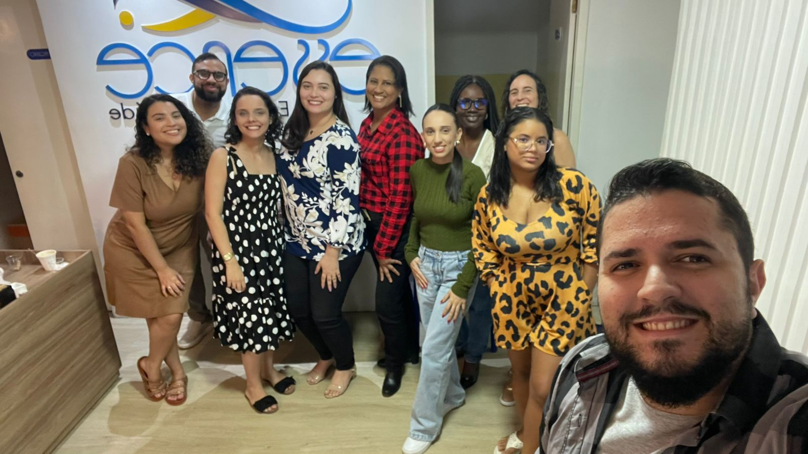 Ilustração de paisagem para a equipe